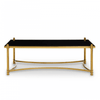 Hadley Black and Gold Coffee Table