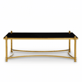 Hadley Black and Gold Coffee Table