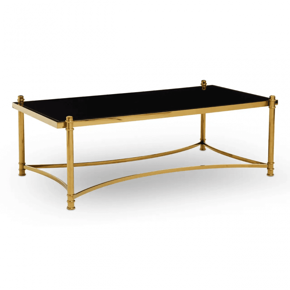 Hadley Black and Gold Coffee Table