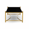 Hadley Black and Gold Coffee Table