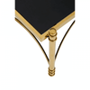 Hadley Black and Gold Coffee Table