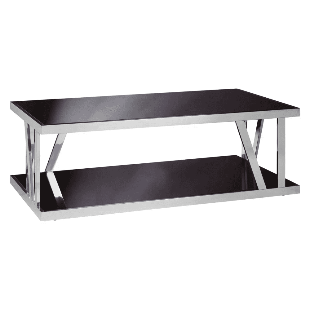Hadley Black Glass Coffee Table