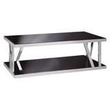 Hadley Black Glass Coffee Table
