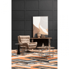 Elsie Agate Coffee Table With Cross Base