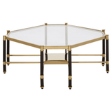 Verdi Champagne Finish Coffee Table