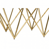 Inspire Gold Spike Triangles Coffee Table