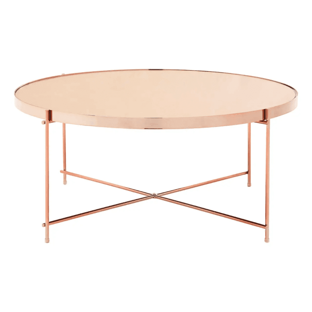 Inspire Pink Mirror Coffee Table