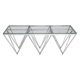 Inspire Spike Triangles Base Coffee Table