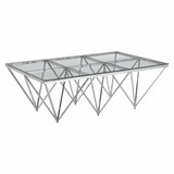 Inspire Spike Triangles Base Coffee Table