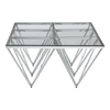 Inspire Spike Triangles Base Coffee Table