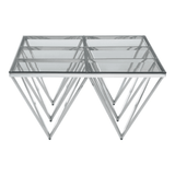 Inspire Spike Triangles Base Coffee Table