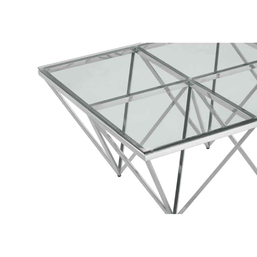 Inspire Spike Triangles Base Coffee Table