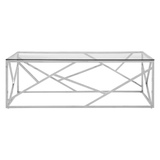 Inspire Stainless Steel Geometric Coffee Table