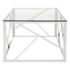 Inspire Stainless Steel Geometric Coffee Table