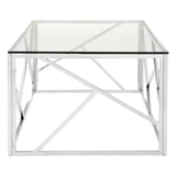 Inspire Stainless Steel Geometric Coffee Table
