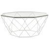 Inspire Tempered Glass Chrome Coffee Table