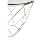 Inspire Tempered Glass Chrome Coffee Table
