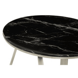 Marino Coffee Table With Black Marble Top