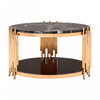 Marino Rose Gold Coffee Table