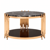 Marino Rose Gold Coffee Table
