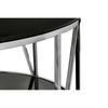 Marino Round Chrome Finish Coffee Table