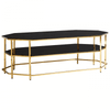 Verrazano Black Tempered Glass Coffee Table