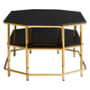 Verrazano Black Tempered Glass Coffee Table