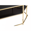 Verrazano Black Tempered Glass Coffee Table