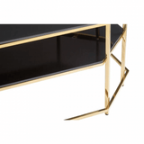 Verrazano Black Tempered Glass Coffee Table