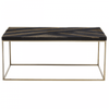 Metis Black And Gold Coffee Table