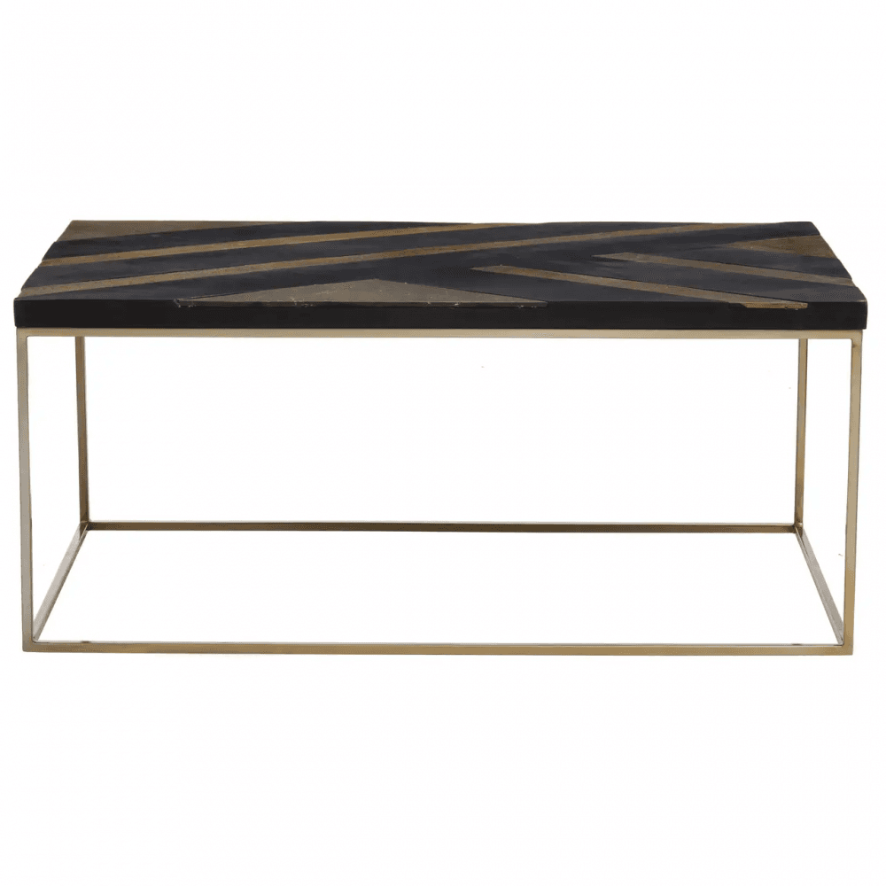 Metis Black And Gold Coffee Table