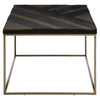 Metis Black And Gold Coffee Table