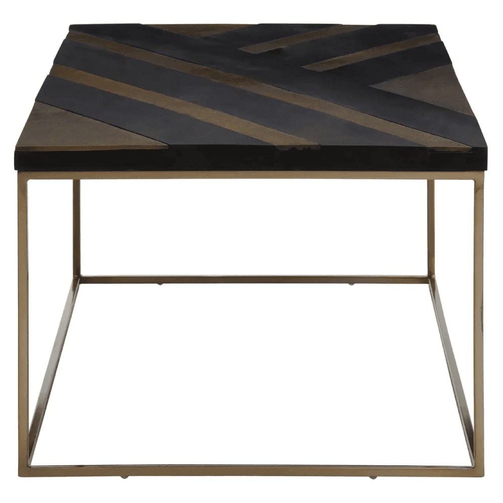 Metis Black And Gold Coffee Table