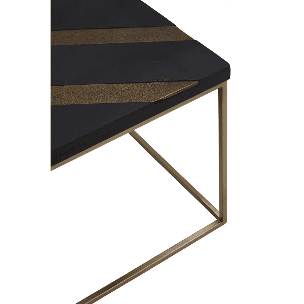 Metis Black And Gold Coffee Table