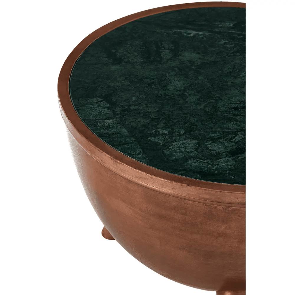 Creston Green Marble Top Table