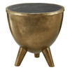 Creston Black Marble Top Table