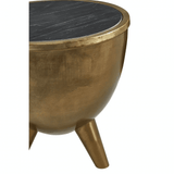 Creston Black Marble Top Table