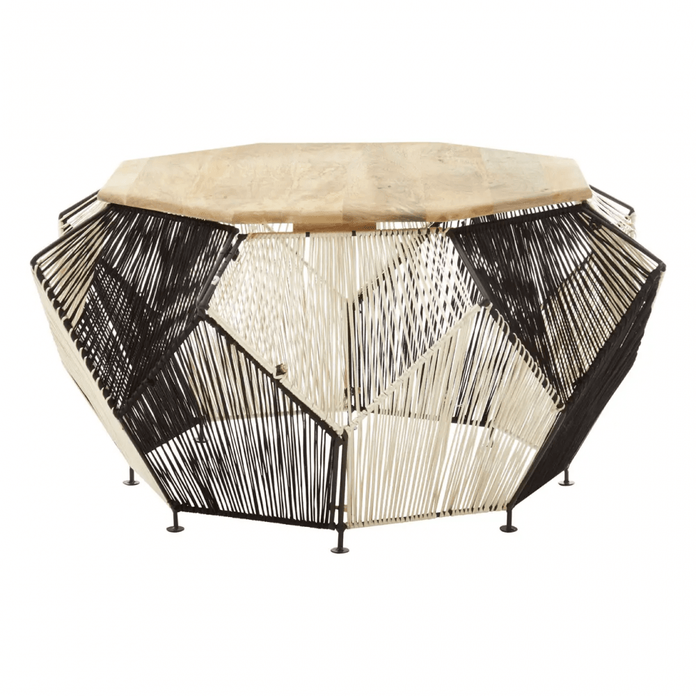 Meridian Black And Silver Coffee Table