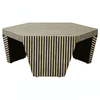 Meridian Striped Coffee Table