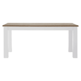 Kensington Oak Top White Dining Table