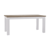 Kensington Oak Top White Dining Table