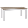 Kensington Oak Top White Dining Table