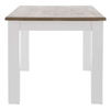 Kensington Oak Top White Dining Table
