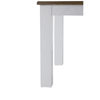 Kensington Oak Top White Dining Table