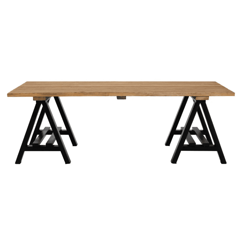 Kensington Pine Wood And Iron Coffee Table