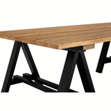 Kensington Pine Wood And Iron Coffee Table