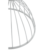 Giselle Hourglass Mirrored Top Silver Frame Side Table