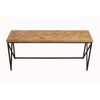 Beckford Coffee Table With Black Iron Frame