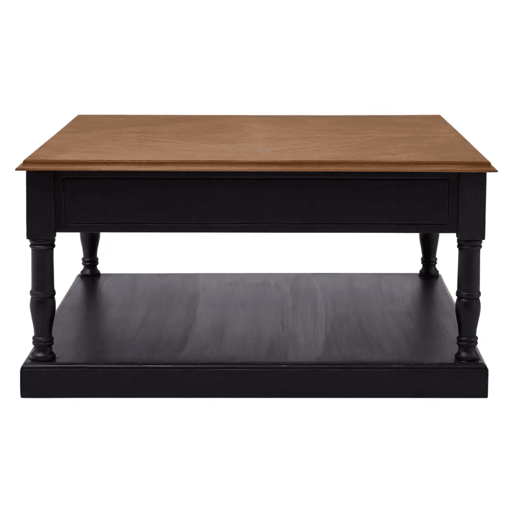 Arden 1 Drawer Black Coffee Table
