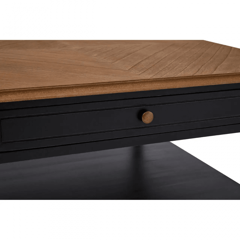 Arden 1 Drawer Black Coffee Table